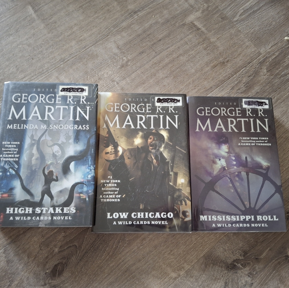 High Stakes: A Wild Cards Novel 1-3 hardcover books of the Mean Streets Triad